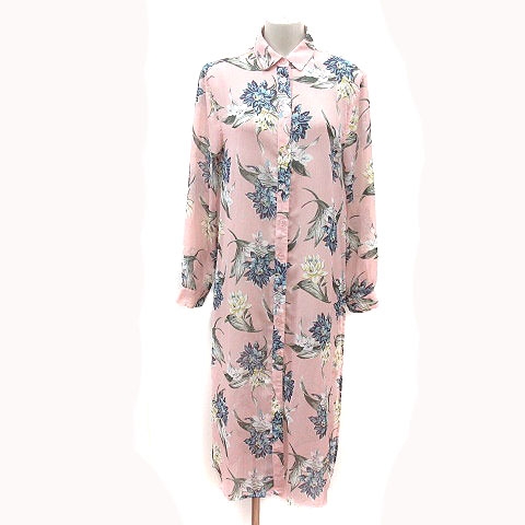 マウジー Moussy シャツワンピース ロング 花柄 サイドスリット 長袖 F マルチカラー Ms レディース 195 ベクトルパーク マウジー Moussy シャツワンピース ロング 花柄 サイドスリット 長袖 F マルチカラー Ms レディース 195 ベクトルパーク