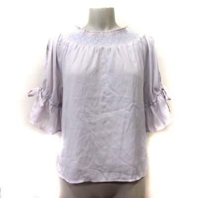 マジェスティックレゴン Majestic Legon ブラウス 七分袖 S グレー Yi レディース 195 ベクトルパーク