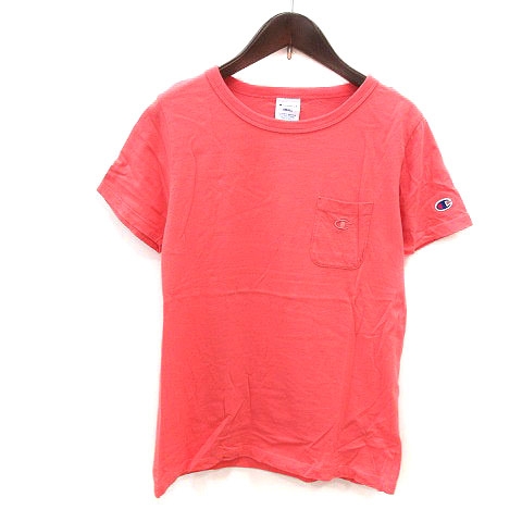 イーハイフンワールドギャラリー E Hyphen World Gallery チャンピオン Champion Tシャツ カットソー クルーネック ワンポイント 半袖 S ピンク Ms レディース 195 ベクトルパーク