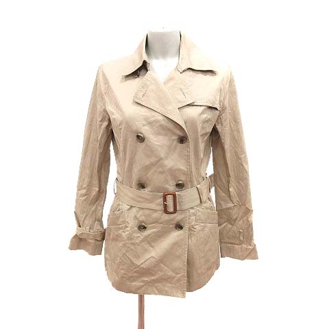 ナチュラルビューティーベーシック Natural Beauty Basic トレンチコート ダブル 背抜き M ベージュ Ct レディース 195 ベクトルパーク