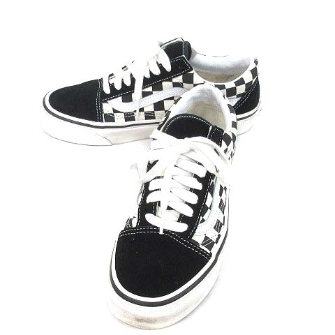 バンズ Vans スニーカー シューズ ローカット キャンバス スエード チェック 切替 24 5 黒 ブラック 白 アイボリー Ct メンズ 195 ベクトルパーク