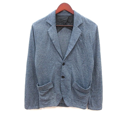 スリック Slick テーラードジャケット 麻混 リネン混 背抜き 1 青 ブルー Ms メンズ 195 ベクトルパーク