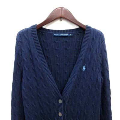ラルフローレン RALPH LAUREN SPORT カーディガン ニット ケーブル 