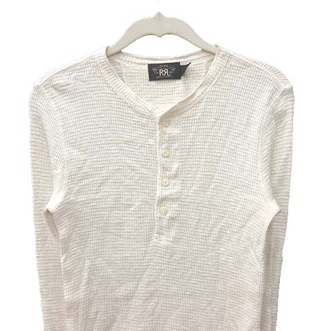 ダブルアールエル RRL Tシャツ カットソー 長袖 ヘンリーネック 