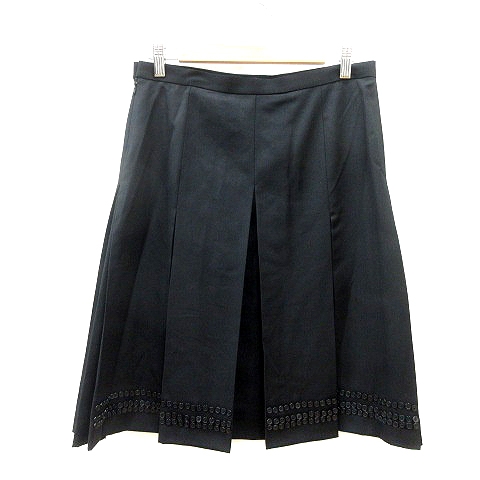 ポールスミス ブラック Paul Smith BLACK プリーツスカート ひざ丈  