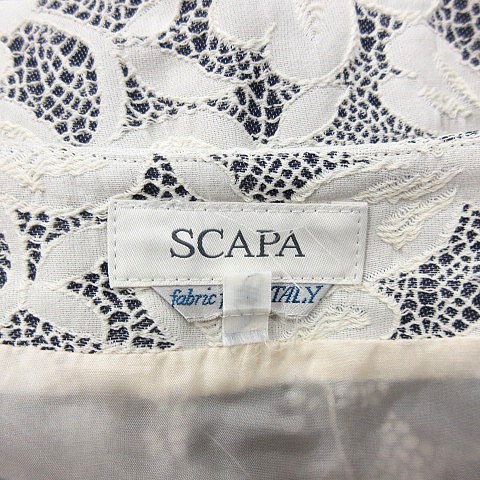 SCAPA 花柄 ブラウス　スカート 38サイズ SCAPA レーススカート 38 SCAPA 花柄 ブラウス スカート 38