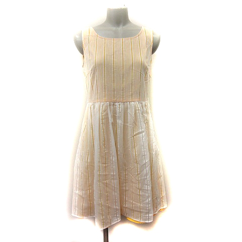 ペイトンプレイス PEYTON PLACE ワンピース ひざ丈 ノースリーブ  