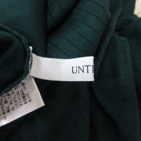 PICONE グリーン 七分袖　アンサンブル アンタイトル UNTITLED カットソー 七分袖 2 緑 グリーン /YI