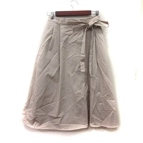 ジルサンダー JIL SANDER NAVY 巻きスカート ラップ フレア ロング 36 