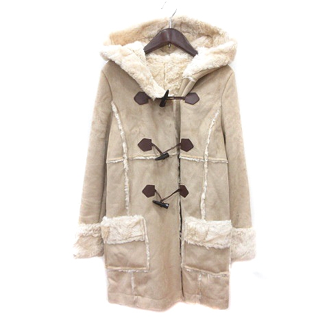 スナイデル snidel ダッフルコート ロング フェイクスエード 裏ボア 0  