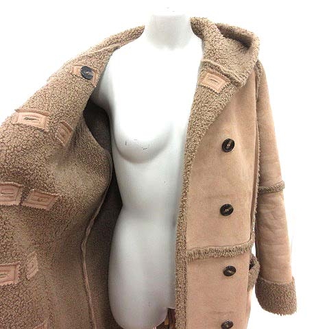 アーバンリサーチ サニーレーベル ロングコート ネイビー 裏ボア スエード S アーバンリサーチ サニーレーベル URBAN RESEARCH Sonny Label