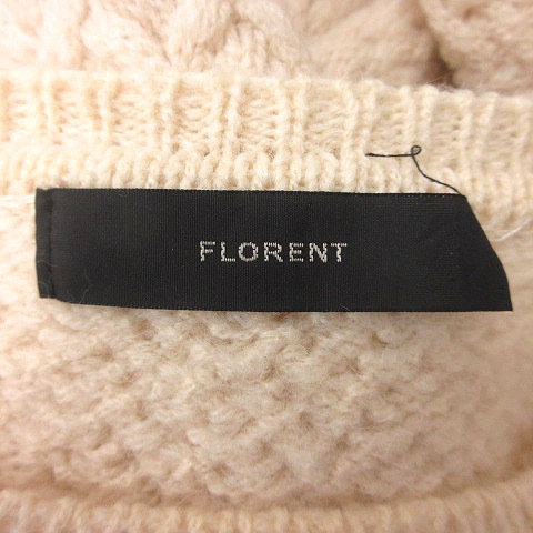 FLORENT - おまとめFLORENT ニット　セーター　ウール　アルパカ　アイボリー フローレント FLORENT ニット セーター ウール アルパカ混 長袖