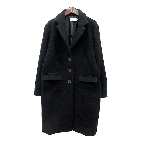 BLACK by MOUSSY コート BLACK BY MOUSSY ステンカラーコート wool trench coat(ウール