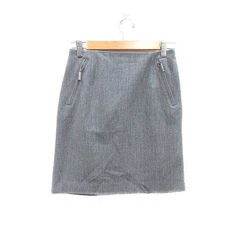 クレージュ courreges 台形スカート ミニ 63-90 グレー /YK レディース  