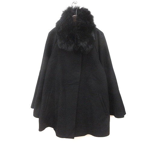 ロイヤルパーティー ROYAL PARTY コート ウール 総裏地 F 黒 ブラック