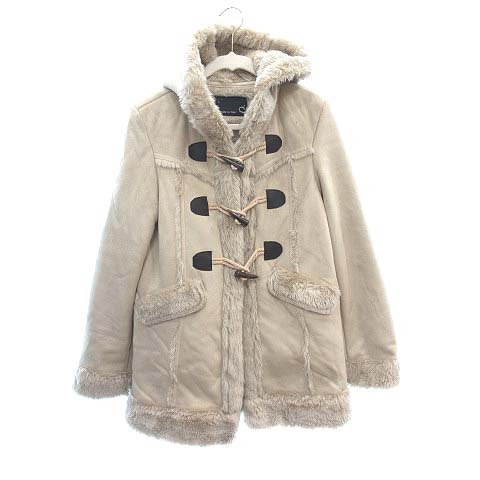 【新品】レディース アズノゥアズピンキー MIX生地 アウター ダッフルコート 新品】レディース アズノゥアズピンキー MIX生地 アウター