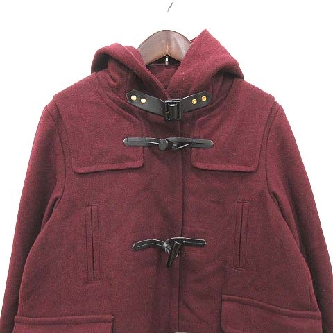 BURBERRY バーガンディ ダッフルコート BURBERRY バーガンディ ダッフルコート BURBERRY バーガンディ