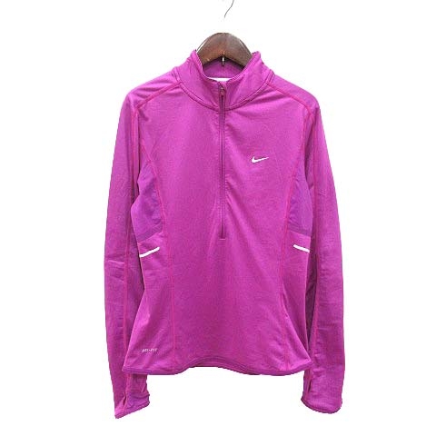 ナイキ NIKE ランニングウェア 長袖シャツ カットソー DRI FIT 指ぬき 