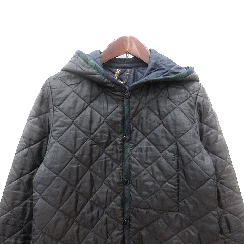 ラベンハム LAVENHAM キルティングジャケット 中綿 フード チェック 総  
