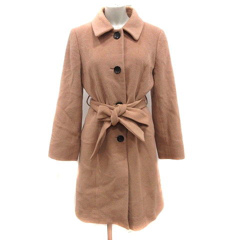 ケティ KETTY ステンカラーコート ロング 総裏地 アンゴラ ウエスト  