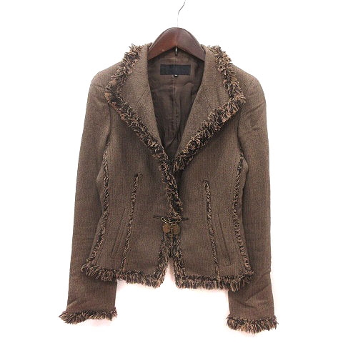 フラジール FRAGILE テーラードジャケット フリンジ 総裏地  