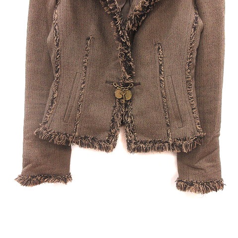 フラジール FRAGILE テーラードジャケット フリンジ 総裏地  