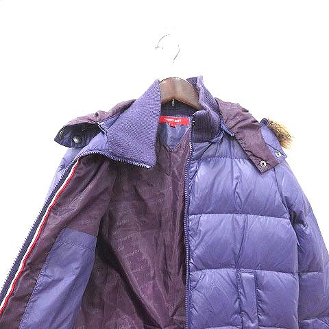 トミーガール tommy girl ダウンジャケット ジップアップ フード 