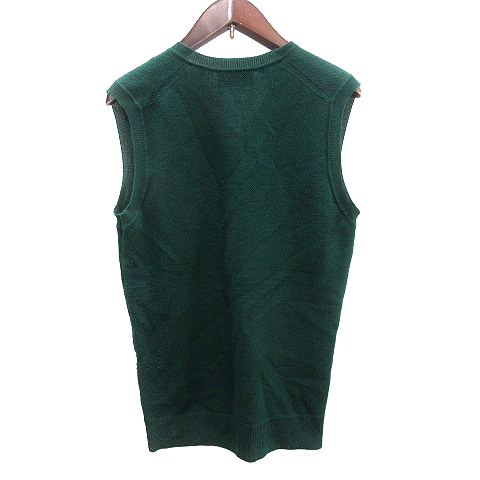 ラコステ LACOSTE ニットベスト プルオーバー 3 緑 グリーン /AU