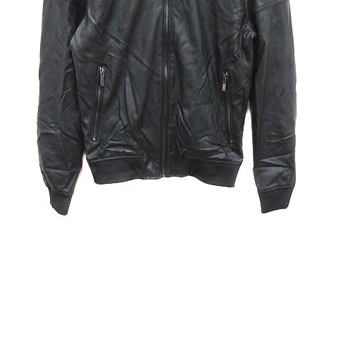 ザラ ZARA フェイクレザージャケット ジャケット ブルゾン ジップ
