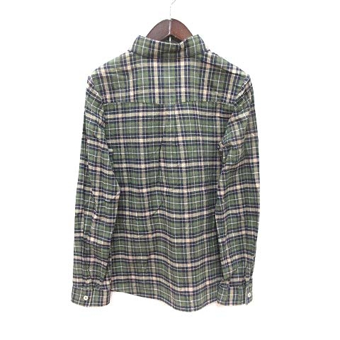 アーペーセー A.P.C. ネルシャツ 長袖 チェック S 緑 グリーン /CT 