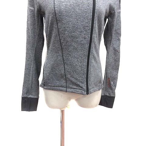 【新品未使用】ポルシェデザイン＆adidas ハーフジップセーター　ロゴ　グレー フルジップ フーディー / CL AE FZ HOODIE （ミディアムグレー