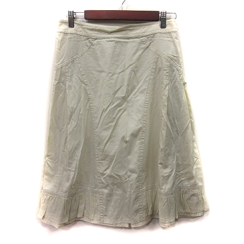 ヒロコビス HIROKO BIS フレアスカート ミモレ ロング ペチコート付き  