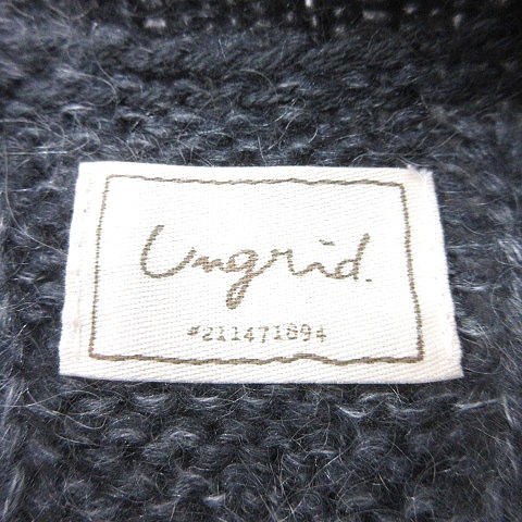アングリッド UNGRID ニット セーター 長袖 ケーブル F グレー /MN 