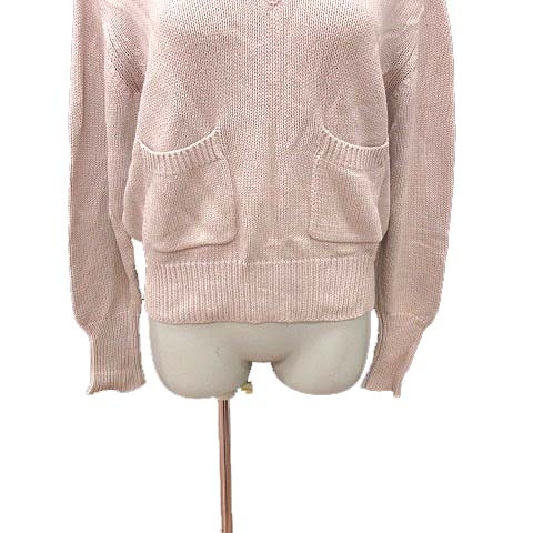 アーバンリサーチロッソ　長袖ニット　ピンク　FREE URBAN RESEARCH ROSSO WOMEN（アーバンリサーチ ロッソ