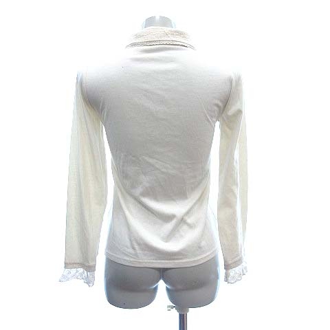 アクシーズファム ブラウス カットソー プルオーバー ボウタイ 長袖 M 紺 axes femme（アクシーズファム）の「ブラウス風カットプルオーバー（T