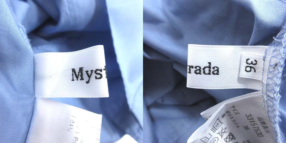 マイストラーダ Mystrada シャツ 長袖 ロールアップ ショート丈