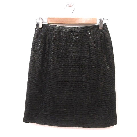 ミス アシダ miss ashida タイトスカート ミニ 絹 シルク スパンコール  