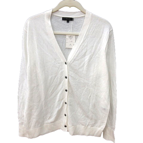 未使用品 コムサイズム COMME CA ISM カーディガン ニット 長袖 11 白  