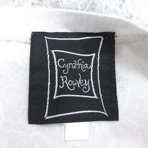 シンシアローリー CYNTHIA ROWLEY Tシャツ 半袖 総レース 切替