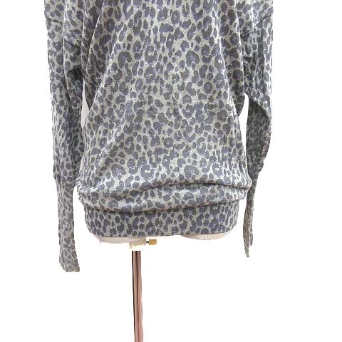 ジーヴィージーヴィー G.V.G.V ニット カットソー 長袖 チュニック丈 V  