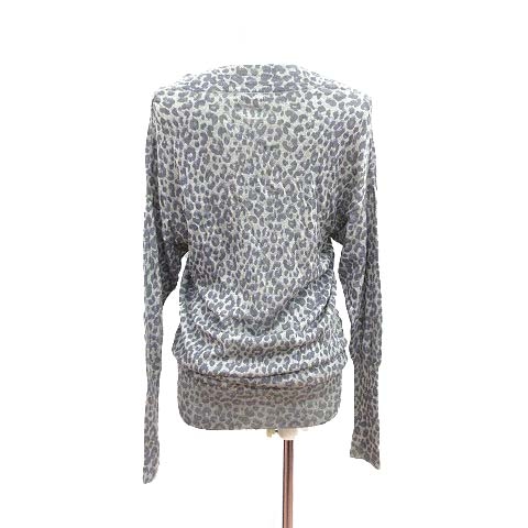 ジーヴィージーヴィー G.V.G.V ニット カットソー 長袖 チュニック丈 V  