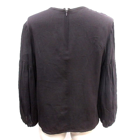 PASSIONE◆７分袖ブラウス/38/コットン/WHT/28316969 パシオーネ PASSIONE シャツ ブラウス バルーンスリーブ 七分袖