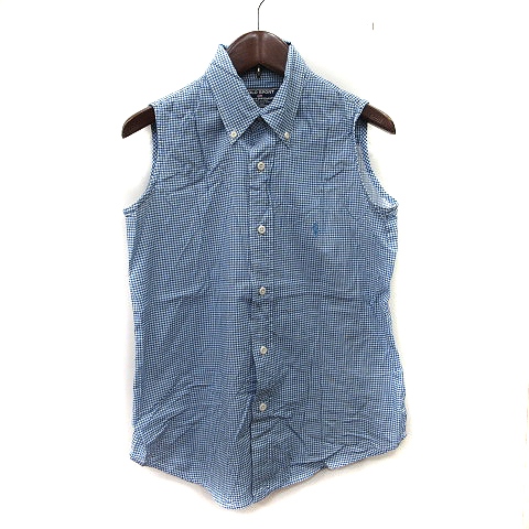 ポロスポーツ POLO SPORT シャツ ブラウス ボタンダウン ノースリーブ 
