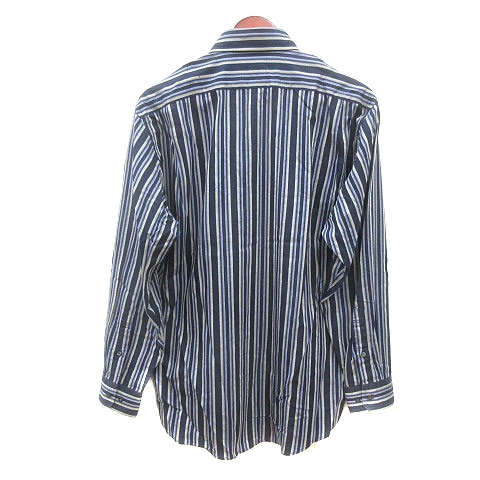 ラコステ　接触冷感シャツ　ネイビーストライプ 楽天市場】【SALE／50%OFF】接触冷感ストライプシャツ LACOSTE