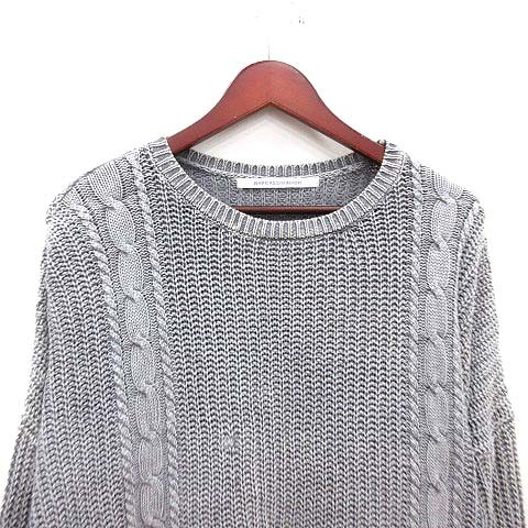 レイカズン Ray cassin FAVORI ニット セーター ケーブル ドルマン  