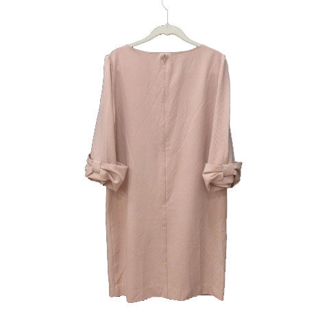 ロペピクニック ROPE Picnic ワンピース ひざ丈 七分袖 38 サーモン  