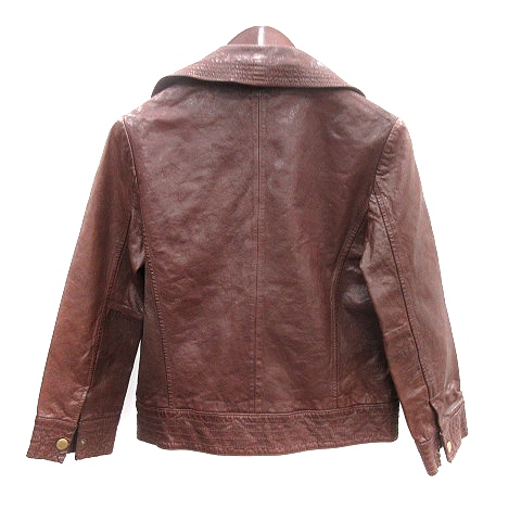 バナーバレット ライダースジャケット ダークブラウン 羊革！ バナーバレット ライダースジャケット ダークブラウン 羊革！