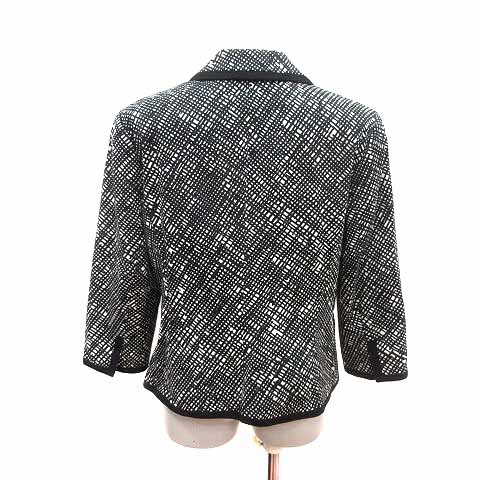 TALBOTS タルボット レディース テーラードジャケット ポリエステル M TALBOTS 美品/タルボット Talbots ノーカラージャケット 小さい