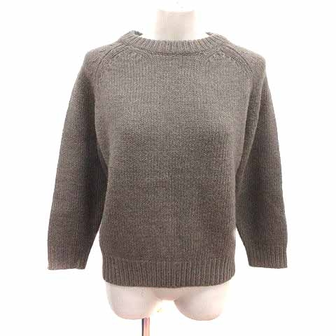 スティーブンアラン Steven Alan ニット セーター アルパカ混 長袖 茶