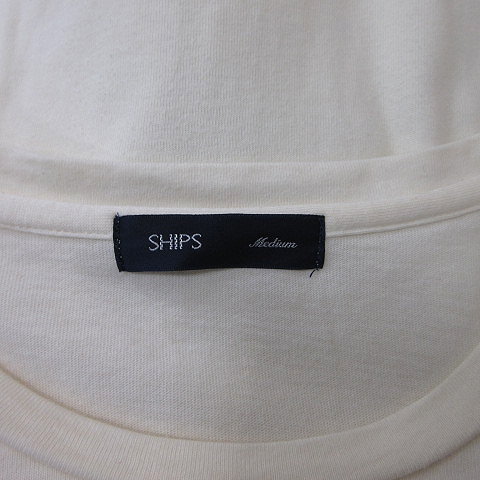【タグ付き未使用】 SHIPS 半袖 ワンピース 麻 イエロー M シップス SHIPS any シップスエニィ モールスキン シャツワンピース